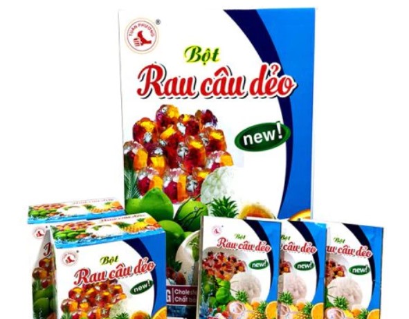 Hộp Bột Rau Câu Dẻo Tuấn Phương (12gói)